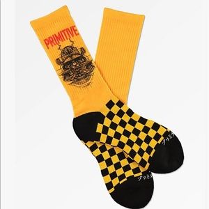 Primitive Yellow Sock